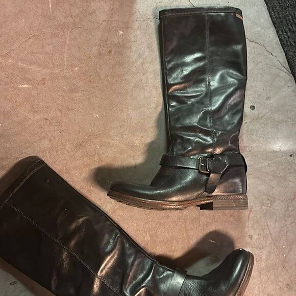 Size 38 Espresso Brown Leather Pikolinos Fall Boots - Picture 5 of 5